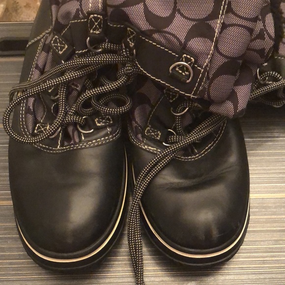 Authentic Coach weather boots. - Picture 4 of 12